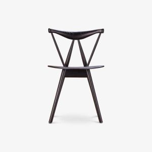 Dining chair with backrest